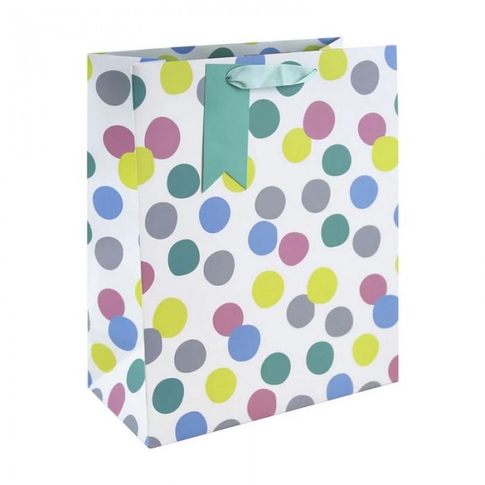 Eurowrap Spotted Gift Bag (Pack of 6)