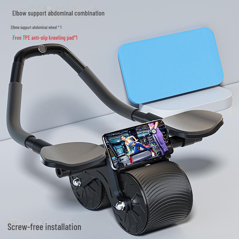 Automatic Rebound Abdominal Wheel Roller for Home Fitness