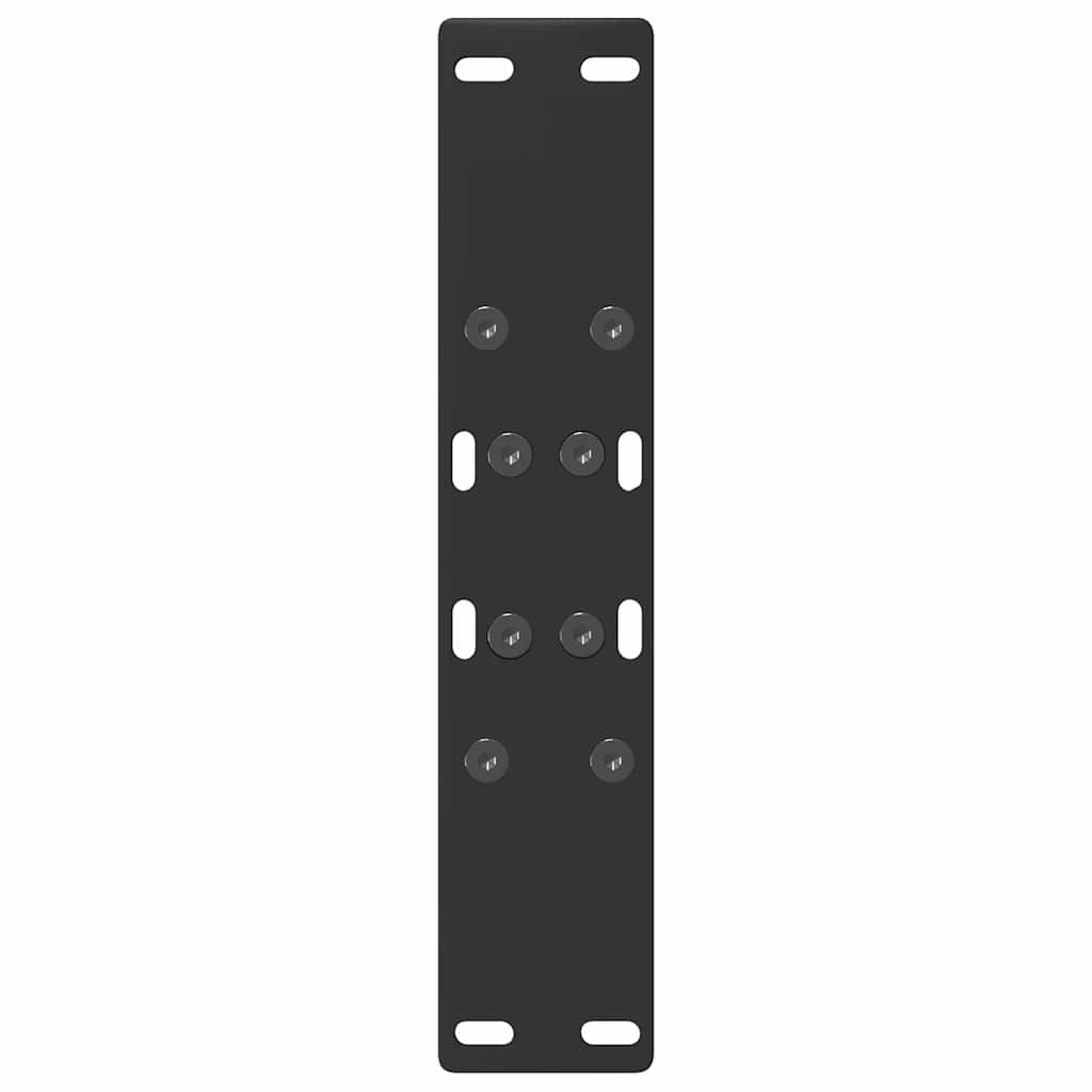Vidaxl Nogi Do Stolika Kawowego, 2 Szt., Czarne, 50X(42-43) Cm, Stal