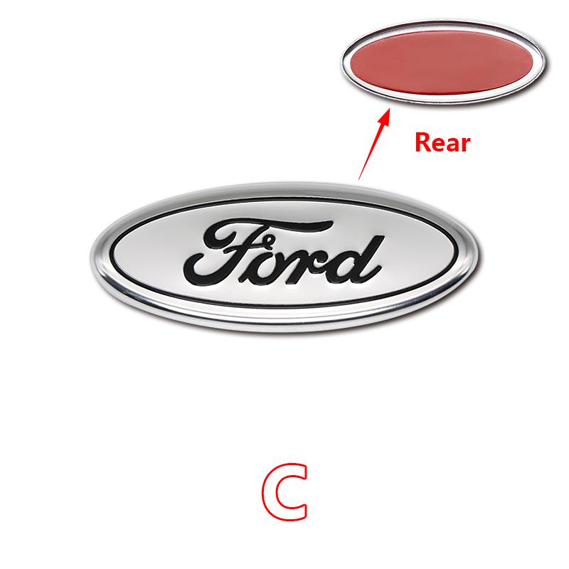AAANK1 5.8cm Car Steering Wheel Center Badge Logo Sticker Steering Wheel Logo Sticker For Ford Focus 3 MK2 Fiesta MK7 Mondeo MK4 Fusion