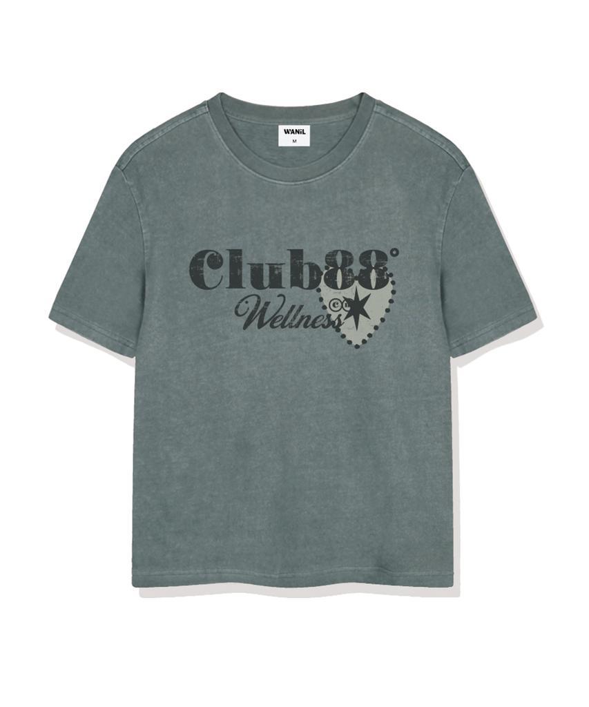 Футболка с коротким рукавом Wenil Club 88, пигментное окрашивание, 5 цветов [Wasf_1002]