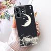 Чехол для Realme Note 80 4G RMX5388 Милый Кот Цветы Рисованный Чехол Мягкий Силиконовый Чехол Для Realme Note 80 Note80 Задняя Крышка Fundas