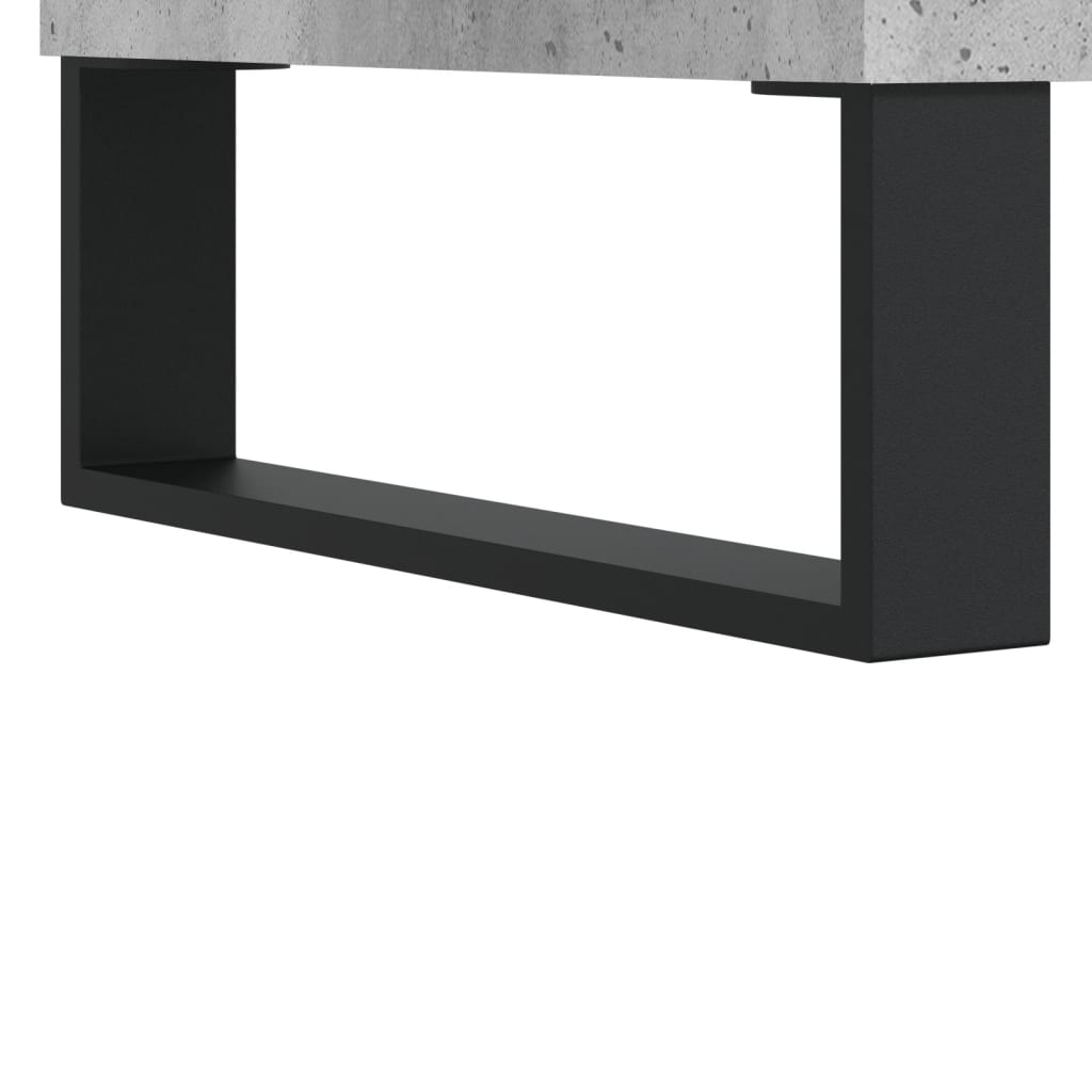 Highboard Concrete Grey 34.5 x 34 x 180 cm Particleboard
