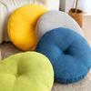 Japanese Style Futon Round Cotton Linen Floor Seat Cushion Thicken Meditation Cushion Tatami Room Balcony Decor Pouf Ottoman