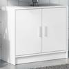 VidaXL Washbasin Cabinet White 63x29x55 Cm Engineered Wood, Bathroom Cabinet, Bathroom Storage Cabinet, 848094
