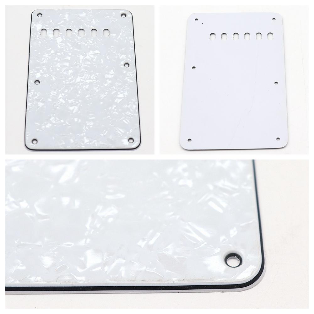 6 Hole Pvc Guitar Back Plate Pickguard Tremolo Backplate For St Modern   Style Electric Guitar Special Offer