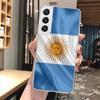 Мягкий чехол с флагом Аргентины для Samsung Galaxy S23 S22 Ultra S21 Plus S20 Fe S10 Lite S9 S8 + S10e S7 Edge Pattern Capa Case