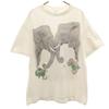 90s Made In USA Old Elephant Print Short Sleeve T-shirt Men's Used