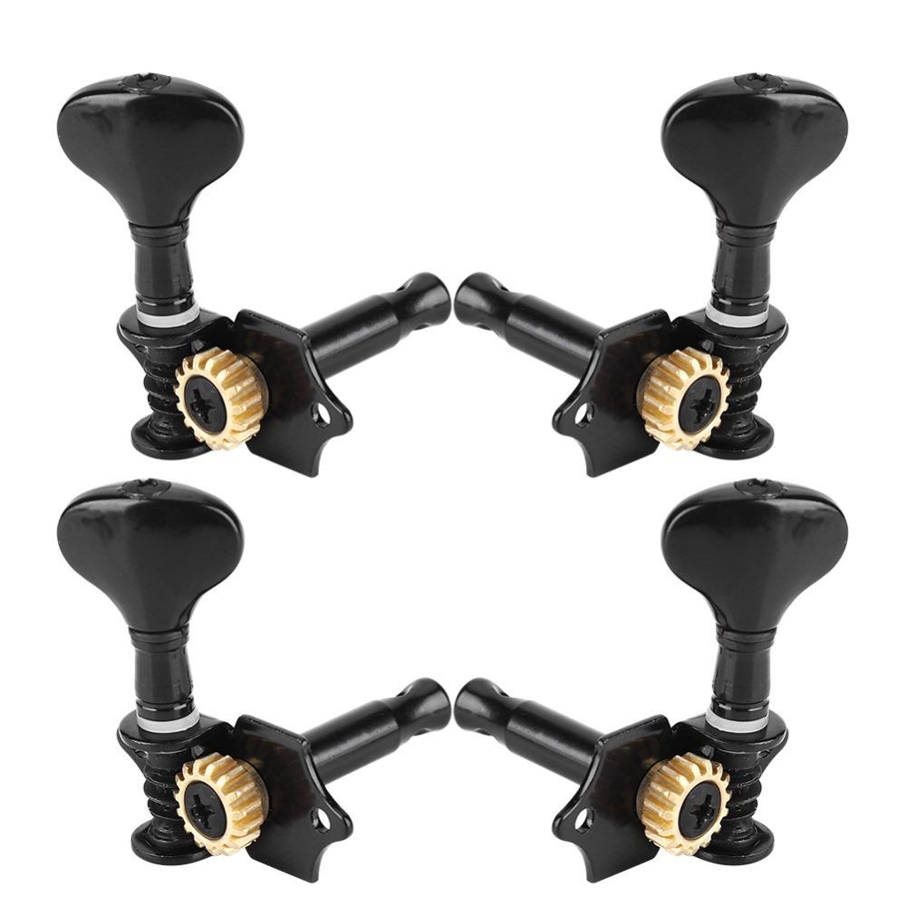 8PCS Fish Tail Design 4 Strings Tuning Pegs Metal Ukulele Parts Musical Instrument Parts Guitar