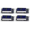 4 комплекта модуля цифрового индикатора LED 4 разряда 7 сегментов 0,36 дюйма чип драйвера TM1637 синий MRA110D