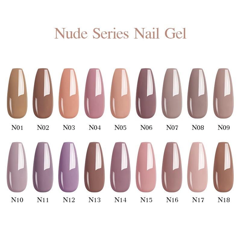 NAILCO 15 мл осень-зима коричневый кофейный гель для ногтей дизайн ногтей хаки телесного цвета серия блестящий маникюрный набор УФ-гель для ногтей