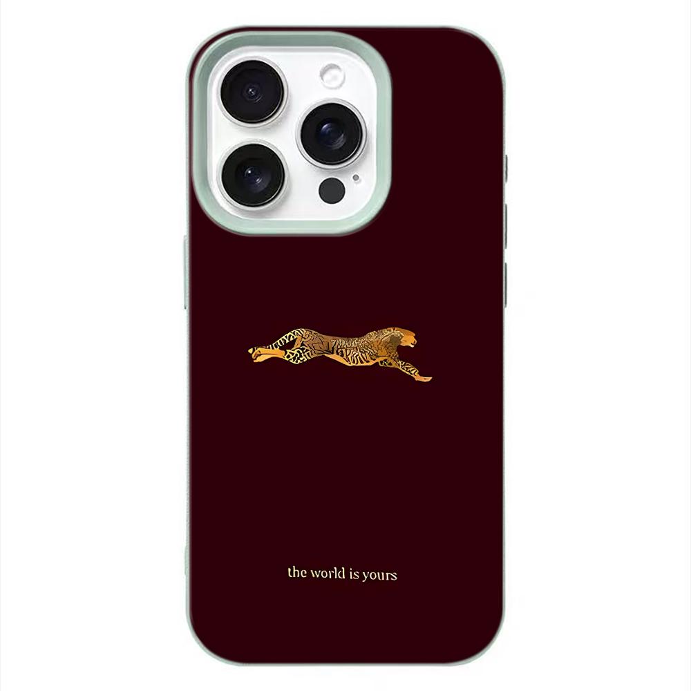Чехол для телефона с гепардом для iPhone 17 16 15 Plus 11 13 12 14 Pro Max 16e 17 Air Мягкий прозрачный чехол