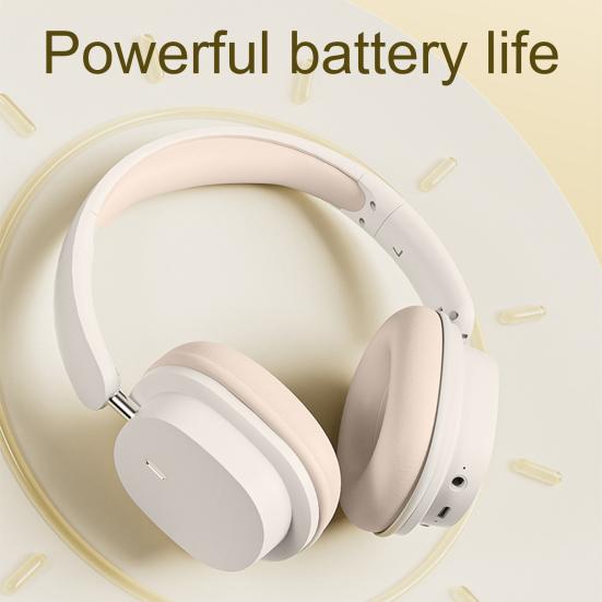 Wireless Headphones Ergonomic Design Active Noise Reduction HIFI Sound Immersive Music Bluetooth-compatible 5.3 Headsets