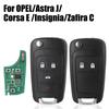 For OPEL/VAUXHALL Astra J Corsa E Insignia Zafira C 2009-2016 Car Remote Key Car Accessories 2/4 Buttons