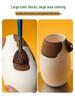 Fan-Shaped Ceramic Glazing Brush with Metal Holder for Gouache
