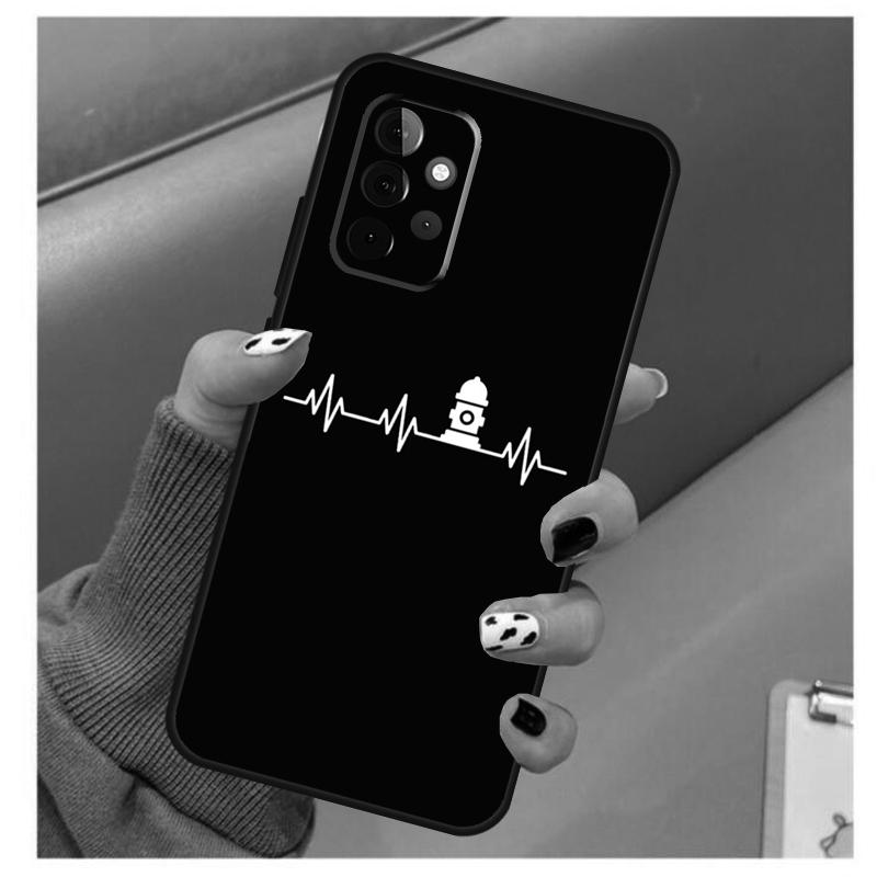 Firefighter Heroes Fireman Case For Samsung Galaxy A56 A16 A26 A36 A06 A52 A53 A33 A13 A34 A54 A14 A15 A35 A55 A22 A32