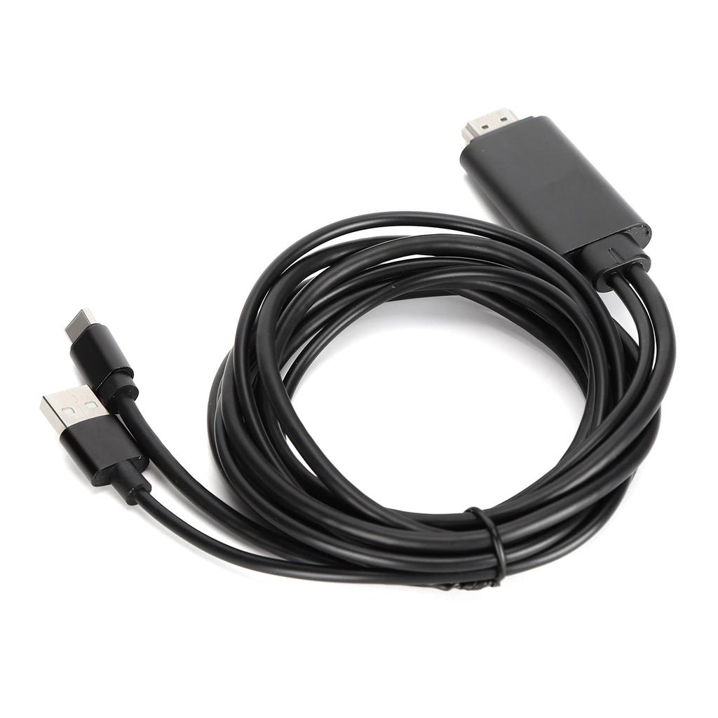 1.8M 4K Type C To HD Multimedia Interface Cable Mobile Phone To HDTV Sync Screen Cable