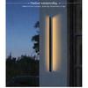 LED Lighting Wall Lamp IP65 Garden AC Long Wall Light Outdoor Waterproof Modern Long Strip 85-256v OutdoorDecoration