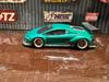 Металлическая зеленая мини-машинка Lamborghini Temerario