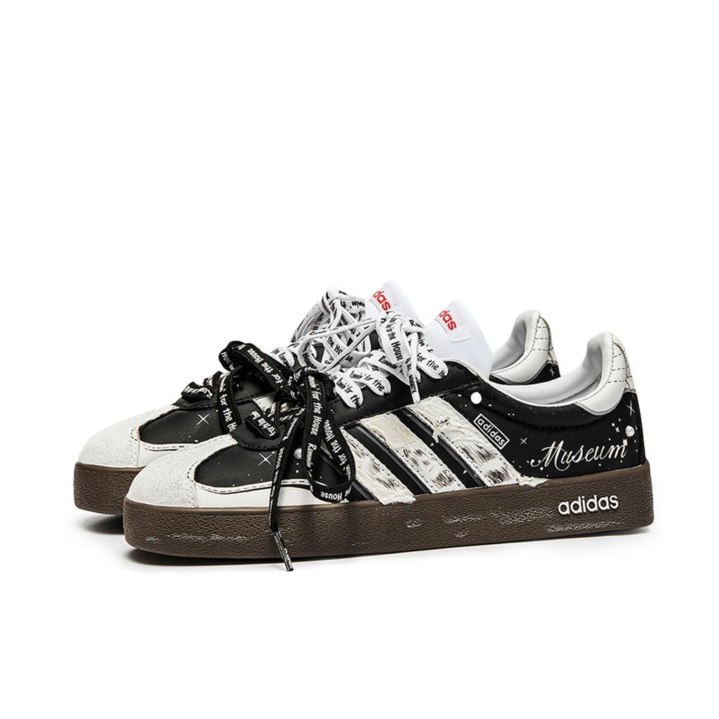 adidas VL COURT 2.0 IC77 Сумка для покупок, Звездная Песня Любви Устойчивые к истиранию Устойчивые к истиранию Низкие Кеды для скейтборда HQ1802(Team632-S-BOX)