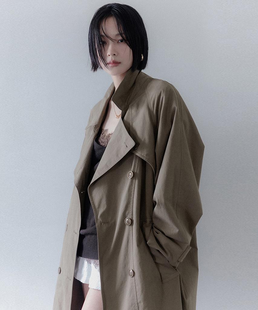 MEMUA Stance Oversized Trench Coat