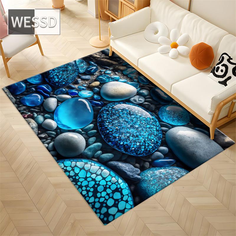 3D ковер, цветной каменный ковер, мягкий ковер в спальне, милый коврик для прихожей, впитывающий напольный коврик для туалета, большой коврик для ванной комнаты