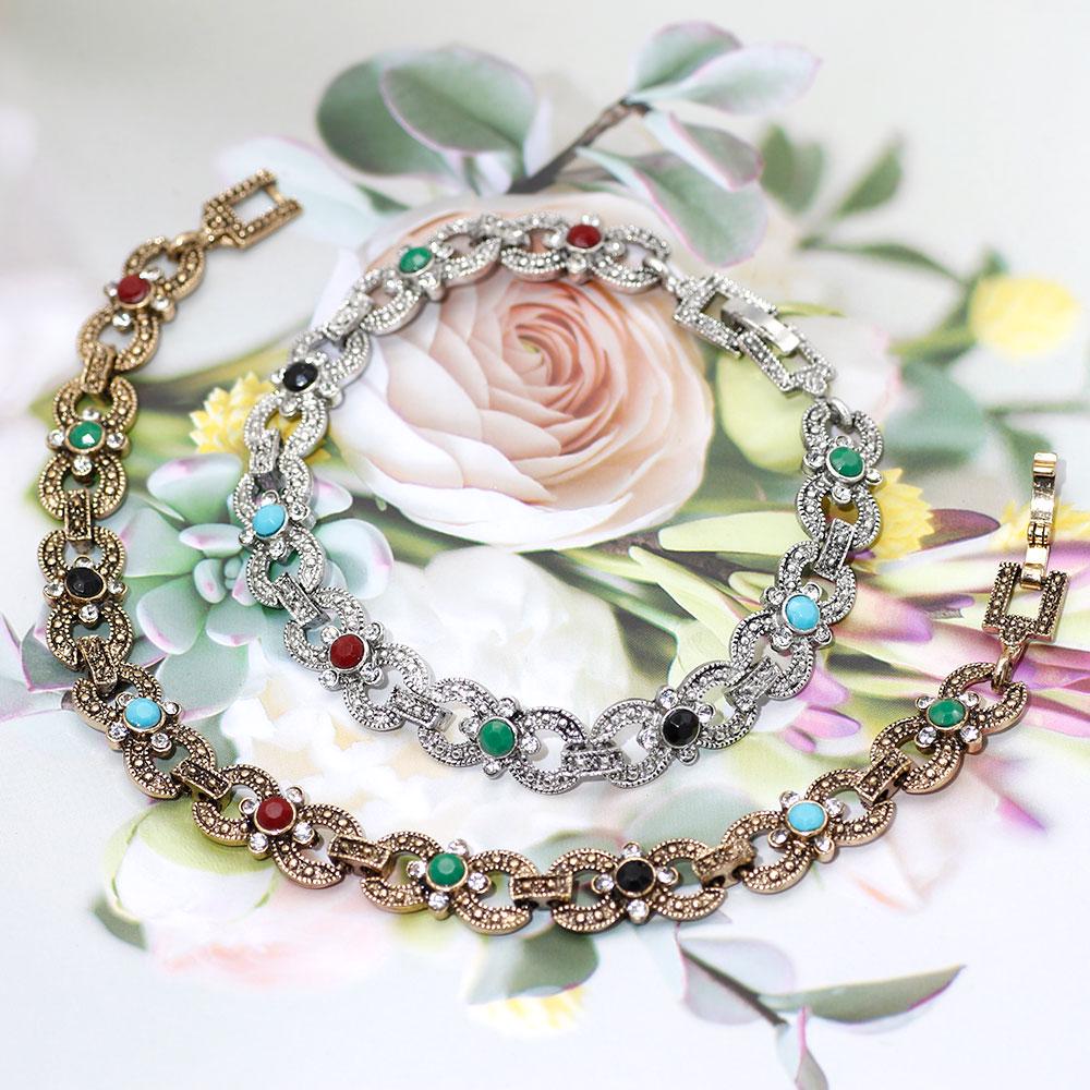 Золотой, серебряный цвет, браслет-подвеска, богемный ретро-браслет, этнические свадебные украшения, свадебный подарок