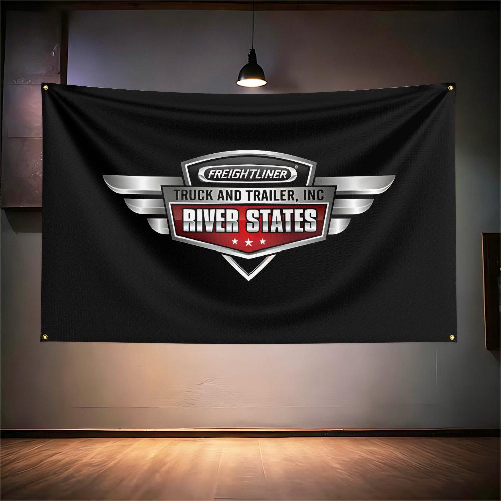Флаг Freightliners Truck Fans 3x5 фута 90x150 см Для Грузовика Гаража Бара Настенный Декор Баннер