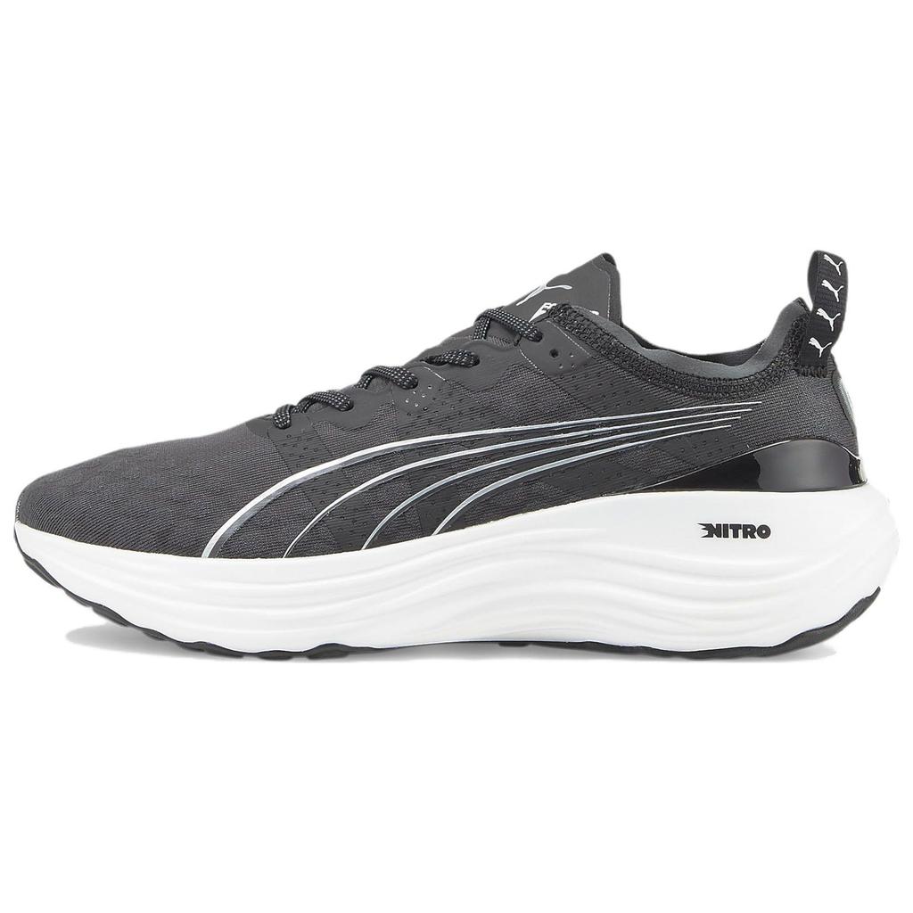 Puma ForeverRun Nitro Black White Men Sneakers 377757-01