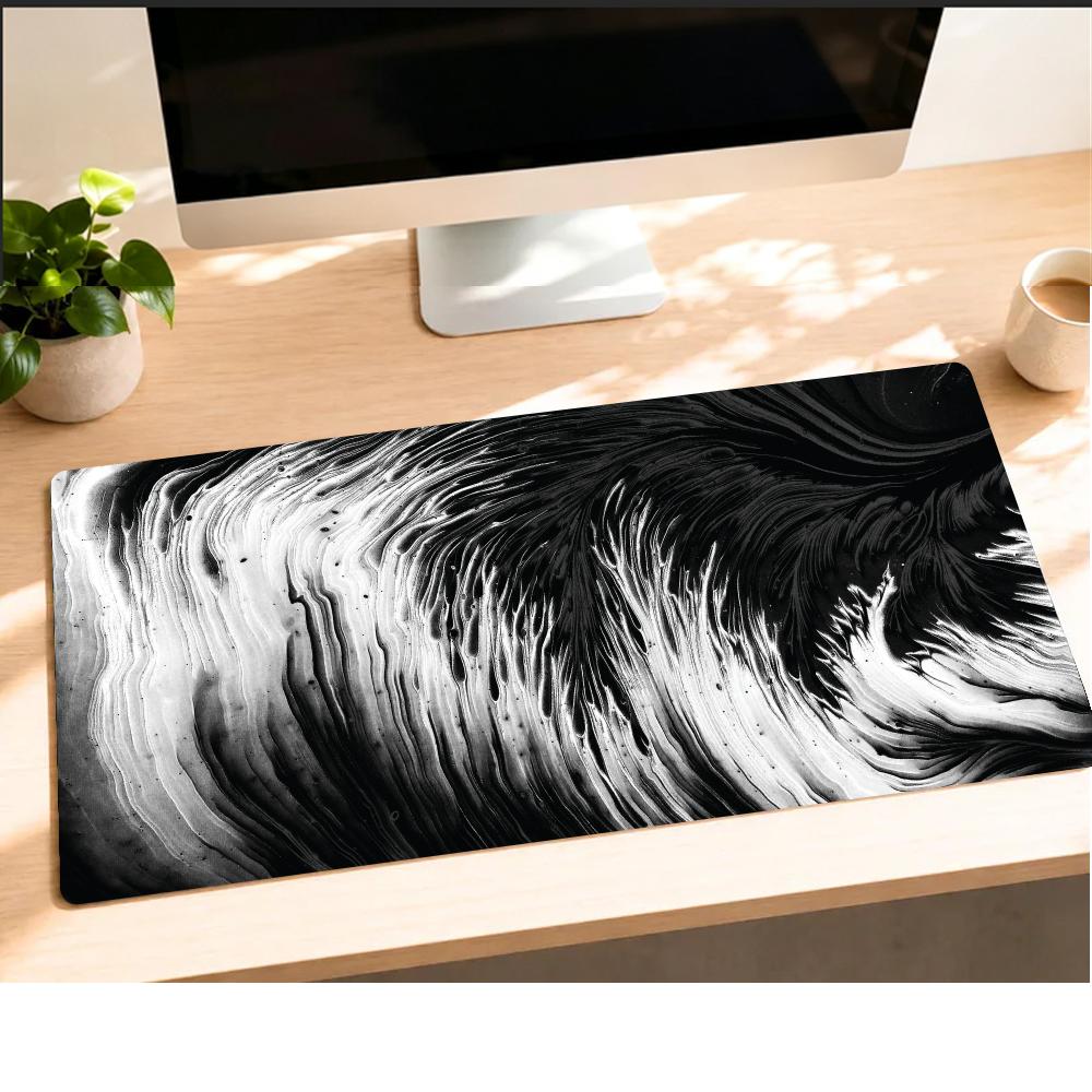 Fluid Painting Abstract Mousepad Speed Office Desk Accessories Gaming Mats Carpet Mouse Mat Desk Pad Computer Desk Decorating
