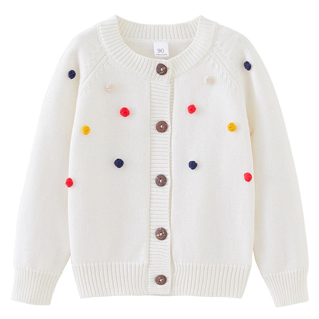 Children's Fashion Casual Cardigan Knitted Long Sleeve Top