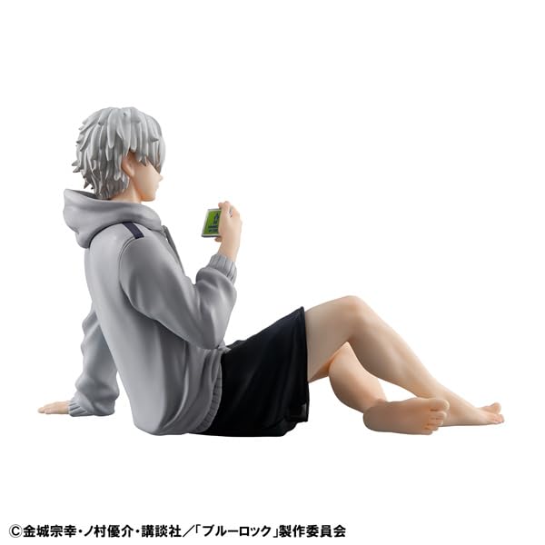 MegaHouse Series Blue Lock Seishiro Repaint 90mm PVC Complete Figure G.E.M. Palm-sized Ver. Approx. Pre-painted
