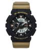 G-Shock аналоговые цифровые часы с ремешком из смолы, черный циферблат, кварцевые часы GA-110TU-1A5 200M для мужчин