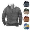 Spring And Autumn Men's Standing Collar Sweatshirt Is Outdoor Casual Sweaters Tops