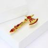 Personalized Creative Alloy Rhinestone Axe Brooch Domineering Retro Men'S Suit Coat Corsage Jewelry Pin