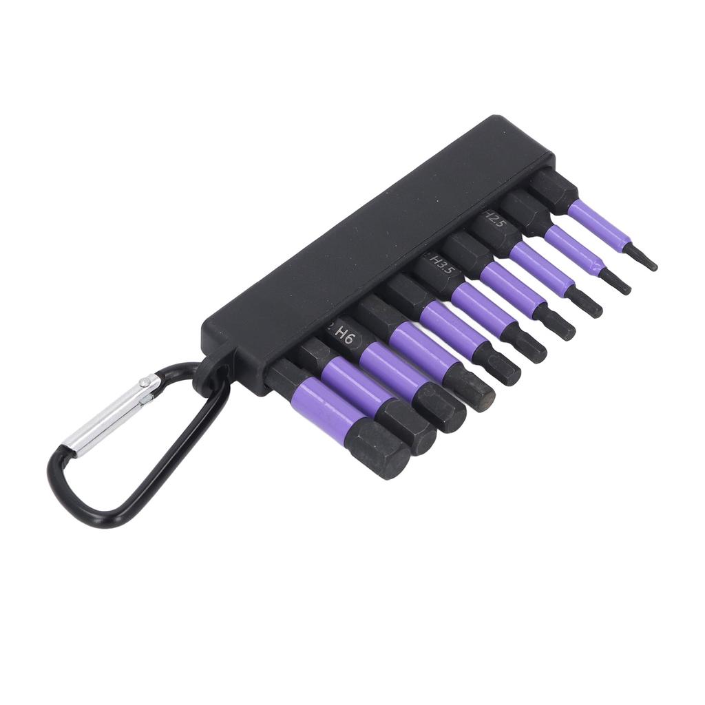 Набор из 10 бит для отверток с шестигранным хвостовиком 2 дюйма, высокопрочные магнитные биты для отверток