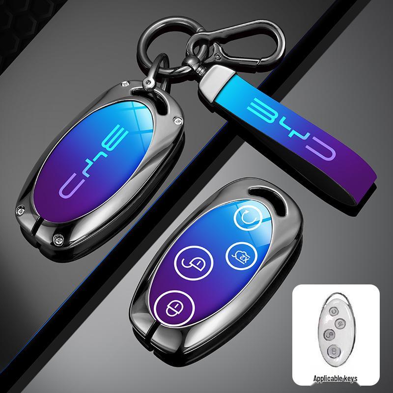 BYD Dolphin 22-24 Key Case: Compatible with Han, Song Plus, Tang DMI, Qin Pro, Yuan E2