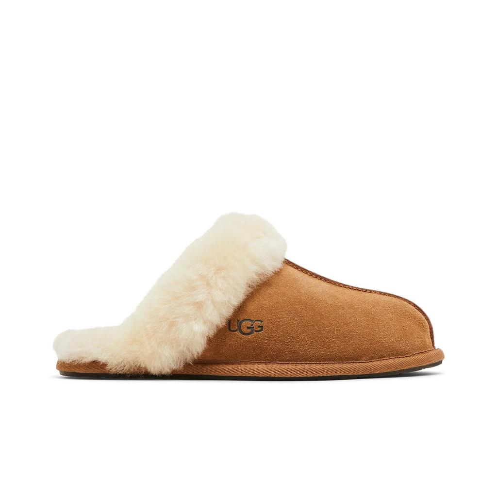 UGG Womens Scuffette II 'Chestnut' (women's sizes) Chestnut Closed Toe Slippers 1106872 CHE