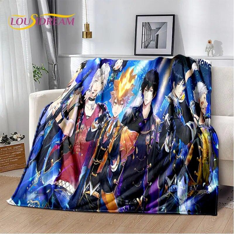 Мягкое плюшевое одеяло в стиле аниме «Учителя Hitman Reborn», фланелевое одеяло для гостиной, спальни, кровати, дивана, чехол для пикника, детское одеяло