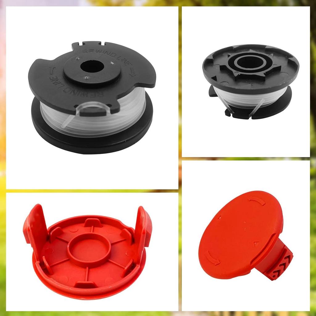 Replacement Trimmer Spool, TLH-02 Hy-perTough HT-19-401-003-06, HT-19-401-003-07, 20V Max Cord-Less 12/13inch String Trimmer HT21-401-003-02/03