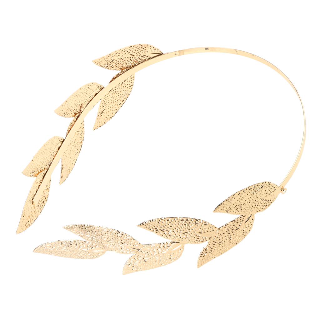 Лавровый обруч для волос готический золотой лист греческая укладка волос для живого выступления повязка на голову готический карнавал костюм ведьмы