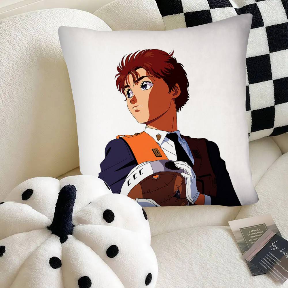 Classic Anime Patlabor The Mobile Police Pillow Case Fashion Square Pillowcase Bedroom Sofa Room Ins Decoration Leisure