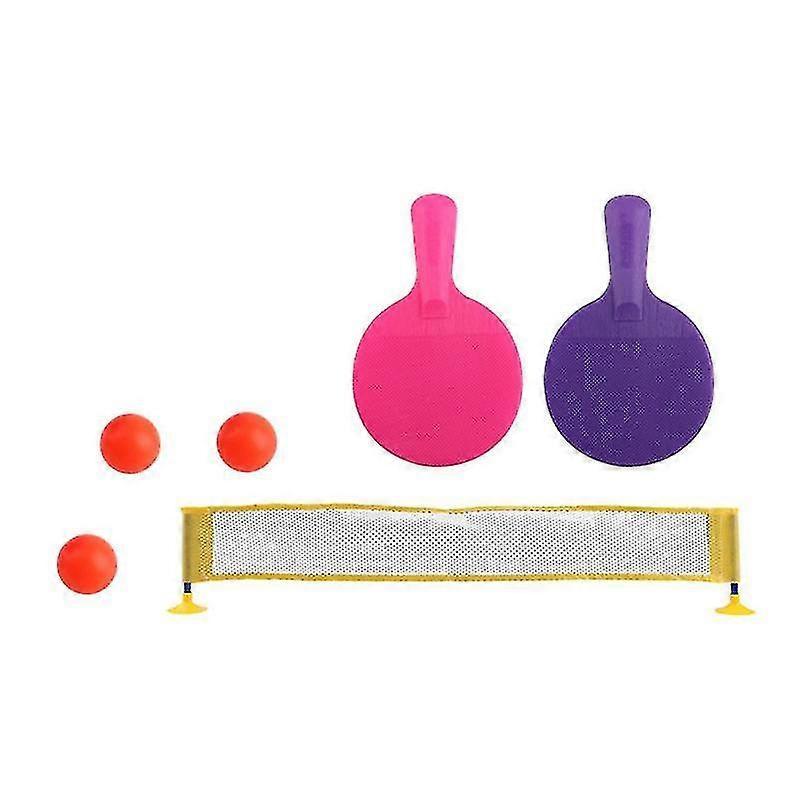 1 Set Mini Portable Tabletop Table Tennis Pong Board Game Set Toy Rackets Net For Kids Children