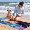 Hatsune Miku Neon Cyberpunk Anime Beach Towel Digital Print Quick Dry For Pool Camping Outdoor Travel Gift