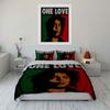 One Love Reggae Portrait Art Bedding Duvet Cover Set Duvet Cover Pillowcases  (1*Duvet Cover 2*Pillowcases, without duvet insert)