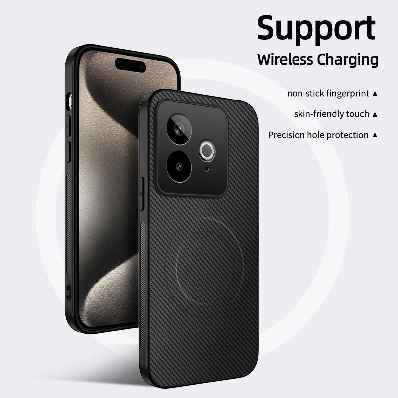 Роскошный противоударный чехол для Realme GT 7 для Realme GT NEO 2T силиконовый бампер крышка из углеволокна с магнитом Realme GT Realme GT 7T