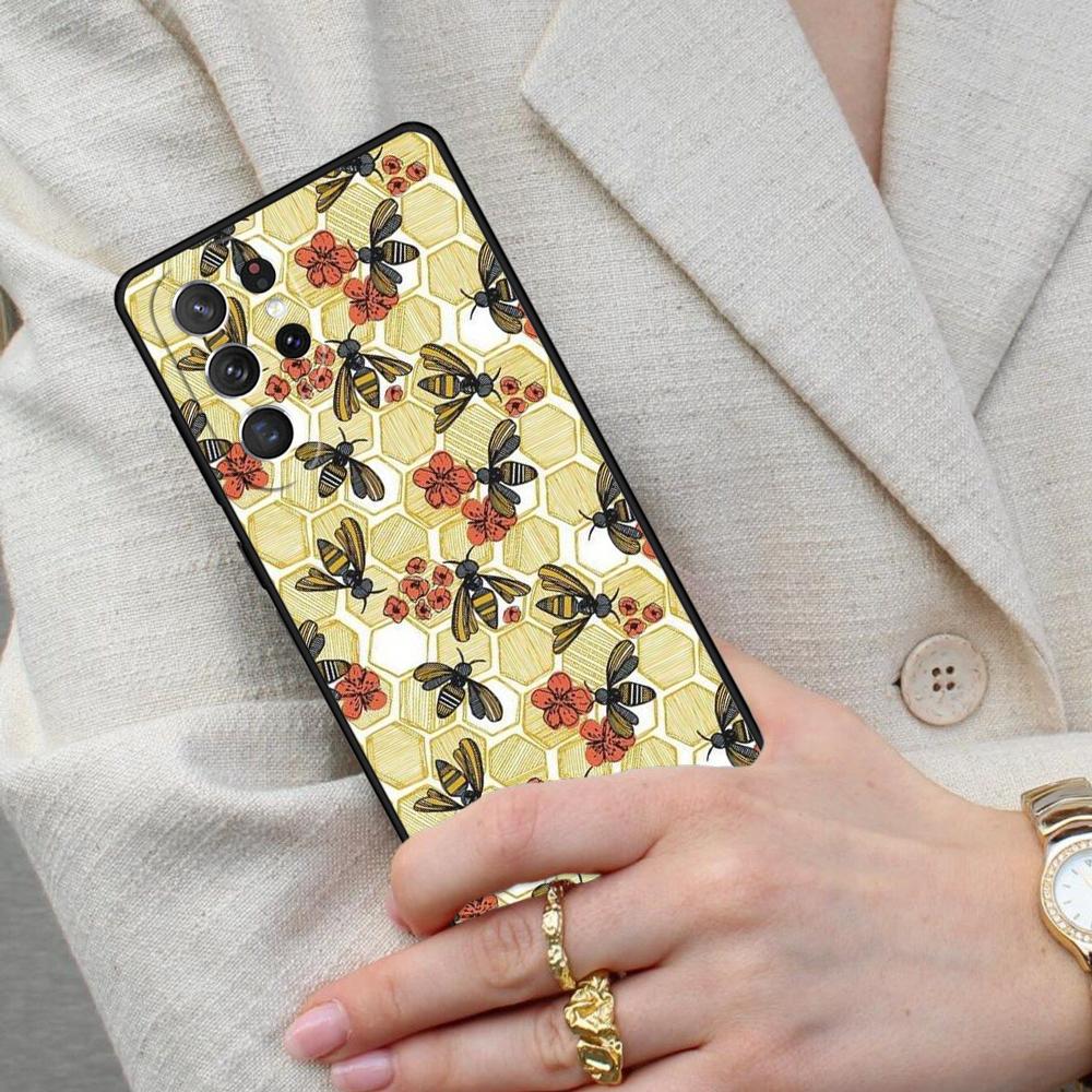 Чехол для телефона Bee Art для Samsung Galaxy S26 Ultra S25 S24 S23 S22 S21 S20 Note10