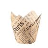 Tulip Cupcake Packaging Oil-Proof Bread Paper Tray Newspaper Cup Printing English Goblet Of Fire 200