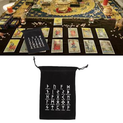Многофункциональный мешочек для хранения с затягивающимся шнурком, мешочек для рун Таро, сумка для хранения карт Таро, сумка для украшений для любителей Таро