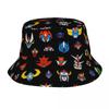 Custom Ufo Robot Logo Bucket Hats Women Unisex Fashion Summer Beach Sun Goldorak Grendizer Mazinger Z Fisherman Cap